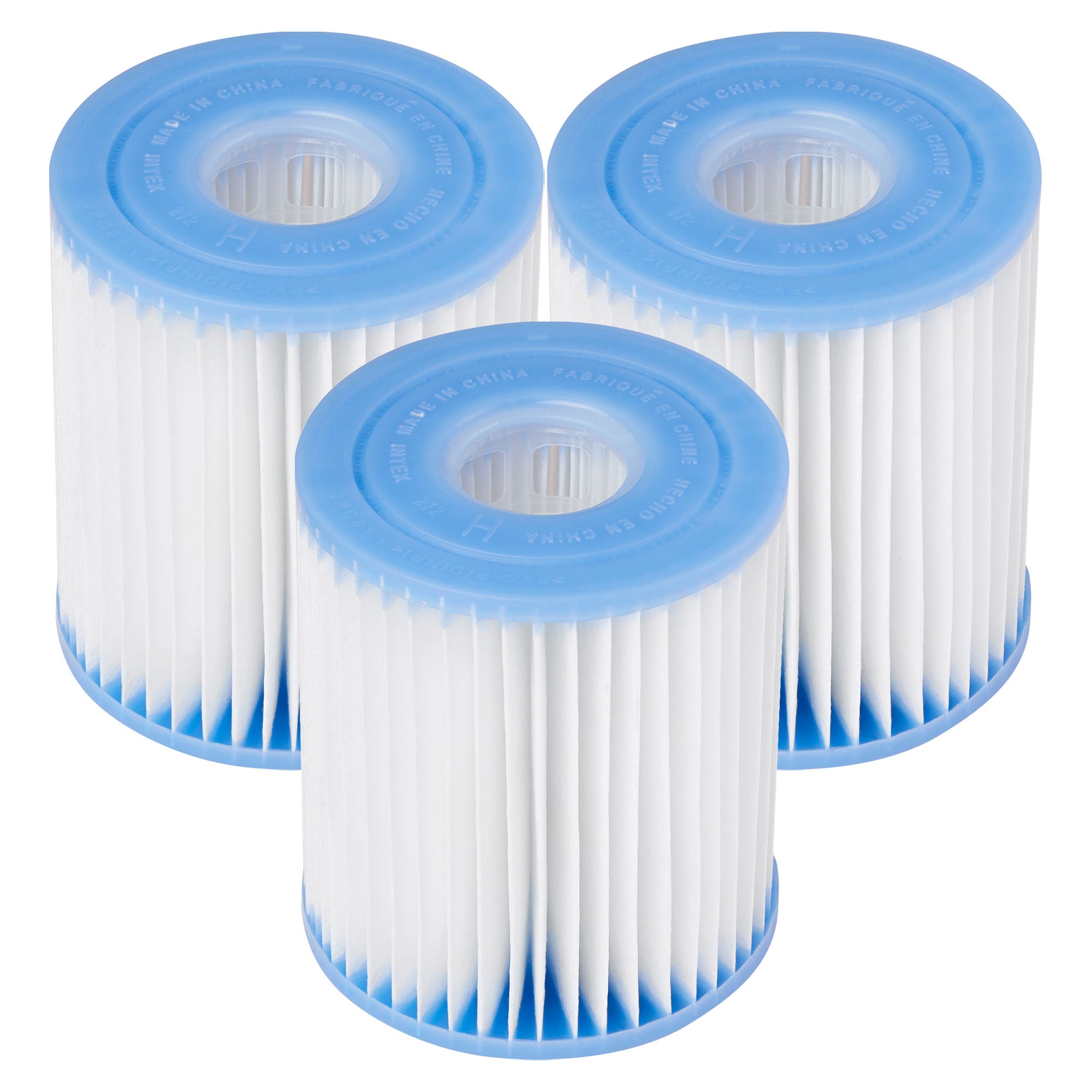 Intex Swimming Pool Easy Set Filter Cartridge Replacement - Type H (3 Pack) - VMInnovations