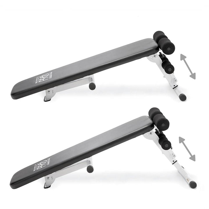 Marcy Pro Adjustable Strength and Weight Training Folding Bench for Home Gyms - VMInnovations
