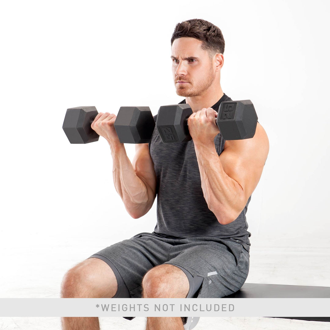 Marcy Pro Adjustable Strength and Weight Training Folding Bench for Home Gyms - VMInnovations