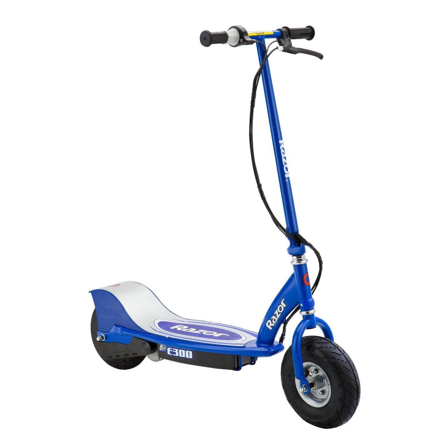 Razor E300 Electric 24 Volt Rechargeable Motorized Kids Scooters, Red & Blue