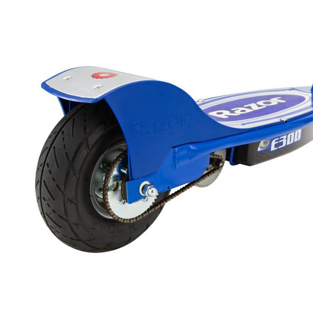 Razor E300 Electric 24 Volt Rechargeable Motorized Kids Scooters, Red & Blue