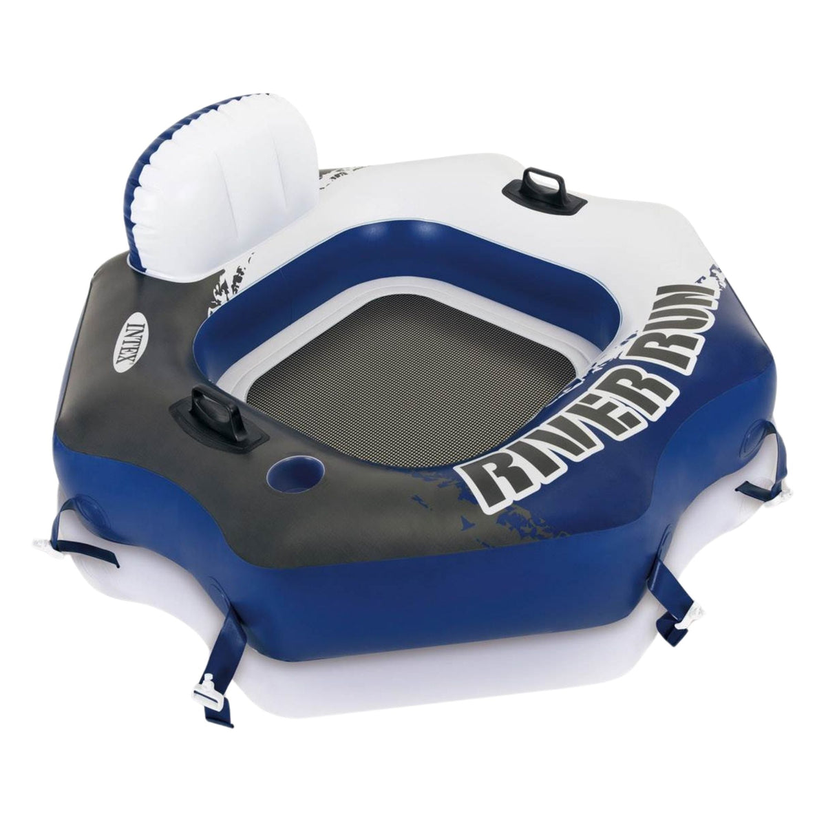 Intex 58854EP River Run Connect Lounge Inflatable Floating Water Tube (7 Pack) - VMInnovations