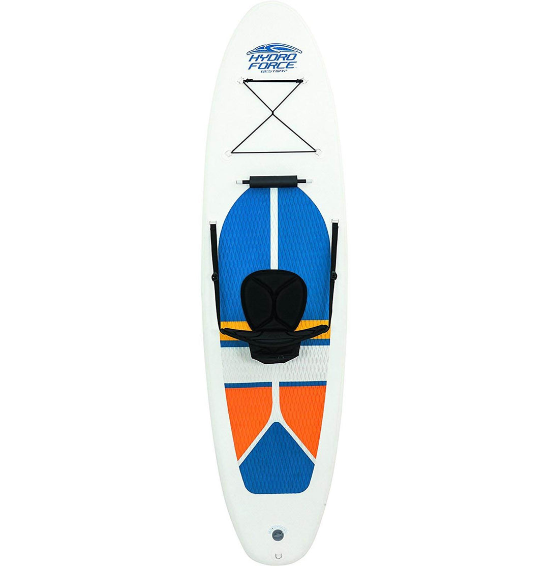 Bestway Hydro-Force White Cap 10' Inflatable SUP Stand Up Paddle Board (2 Pack) - VMInnovations