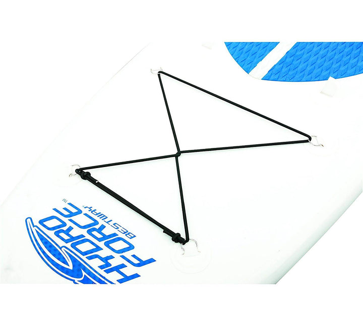 Bestway Hydro-Force White Cap 10' Inflatable SUP Stand Up Paddle Board (2 Pack) - VMInnovations