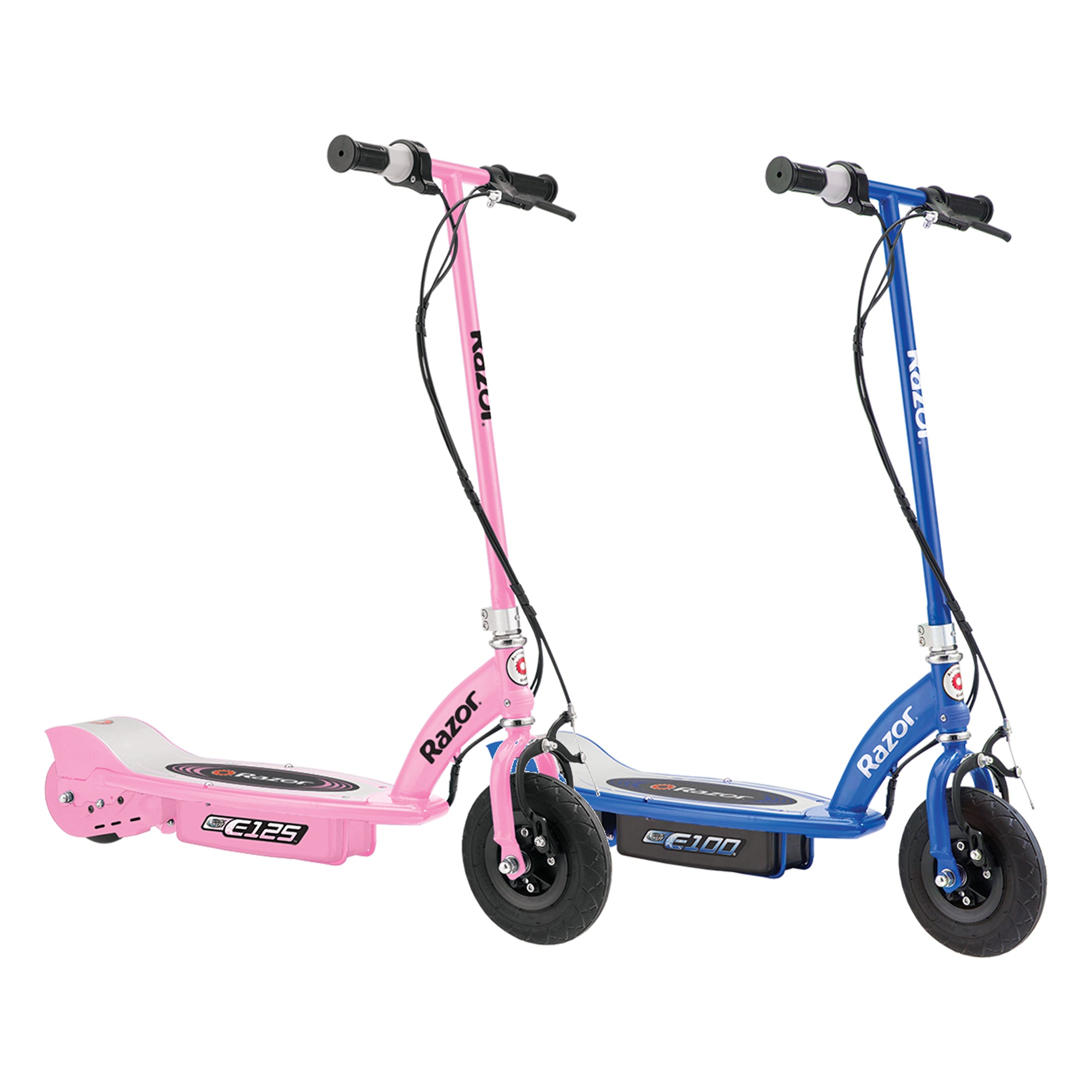 Razor Electric Powered Motorized Ride On Kids Scooters, Blue & Pink (2 Pack) - VMInnovations