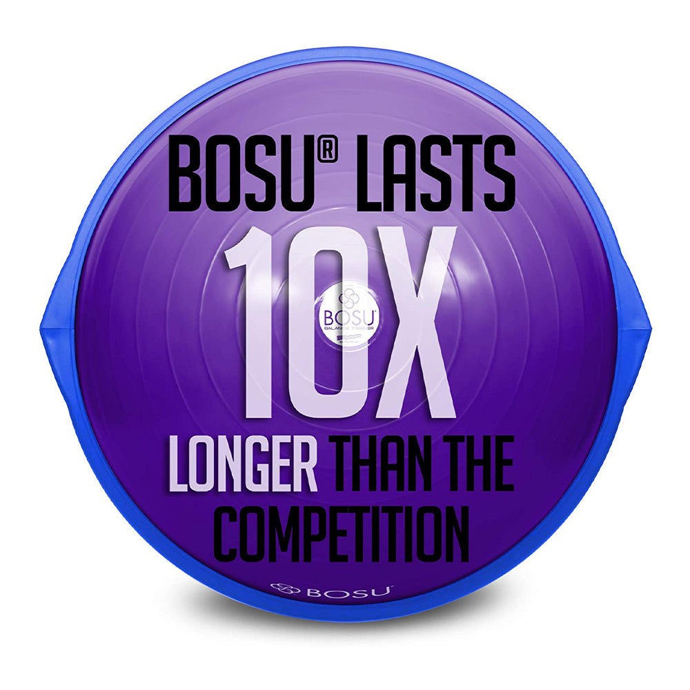 Bosu Home Gym The Original Balance Trainer 65 cm Diameter, Purple (Open Box) - VMInnovations