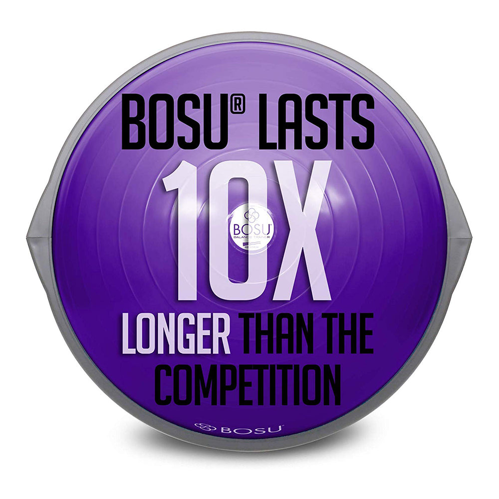 Bosu 72-10850 Home Gym The Original Balance Trainer 65 cm Diameter, Purple - VMInnovations