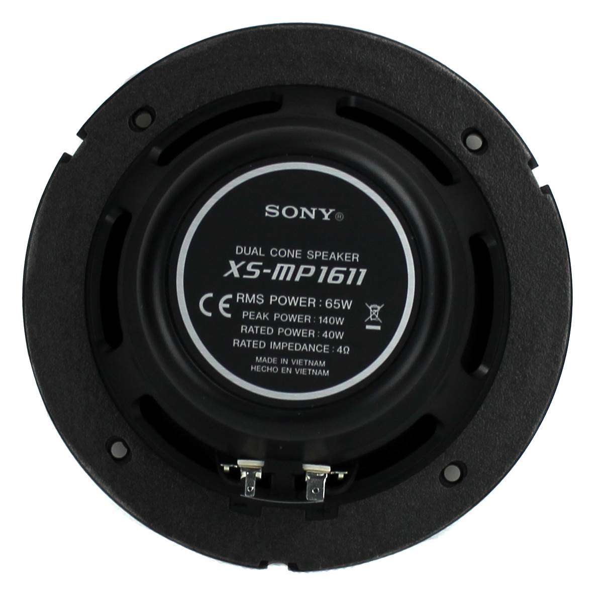 Sony XS-MP1611 6.5" 140 Watt Dual Cone Marine Speakers Stereo, Pair (3 Pack) - VMInnovations