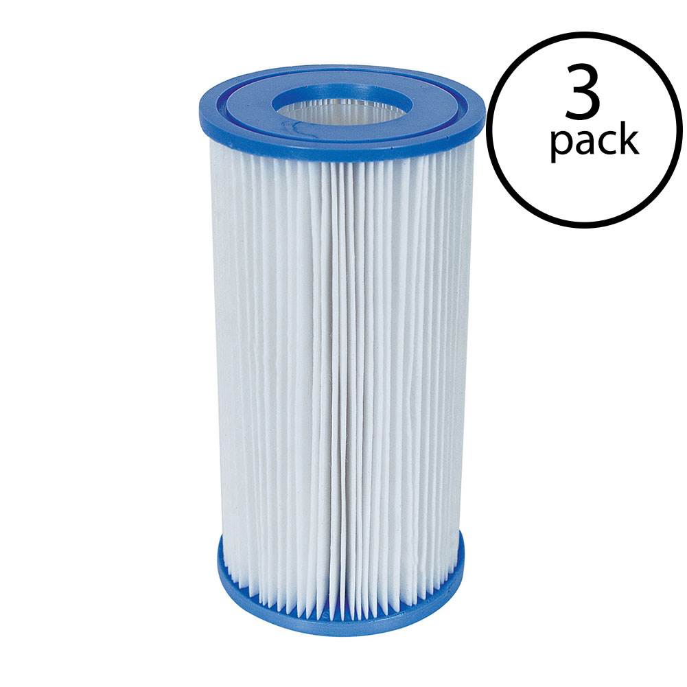 Coleman Type III A/C Swimming Pool Filter Pump Replacement Cartridge (3 Pack)