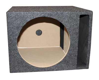 QPower Single 10" Vented Subwoofer Sub Enclosure (2 Pack)