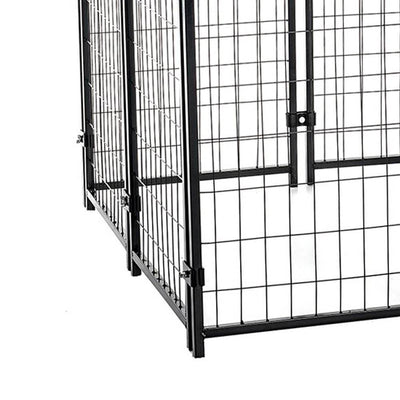 Lucky Dog 4' x 4' x 4.5' Covered Wire Dog Fence Kennel Pet Play Pen (3 Pack)