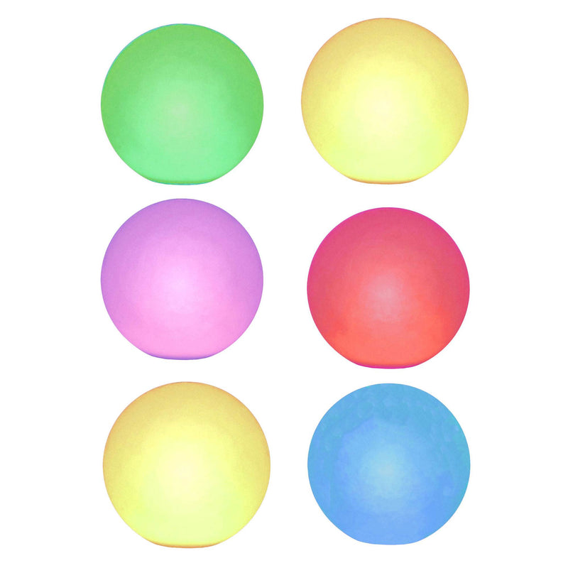 Main Access 13" Ellipsis Pool Color-Changing Floating LED Ball Light (6 Pack)