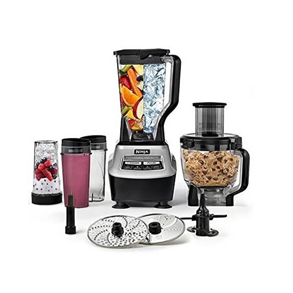Ninja Mega Kitchen Food Processor Blender Set (Certified Refurbished) (3 Pack)