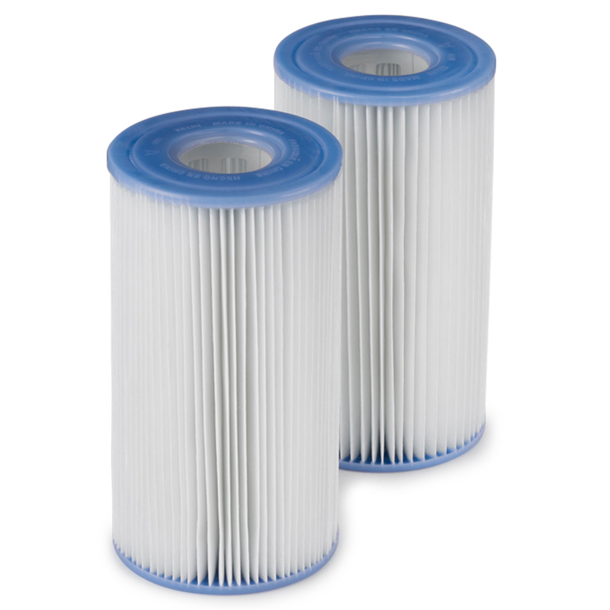 Intex 530 GPH Above Ground Pool Filter Pump & A/C Filter Cartridge Set, (2 Pack) - VMInnovations