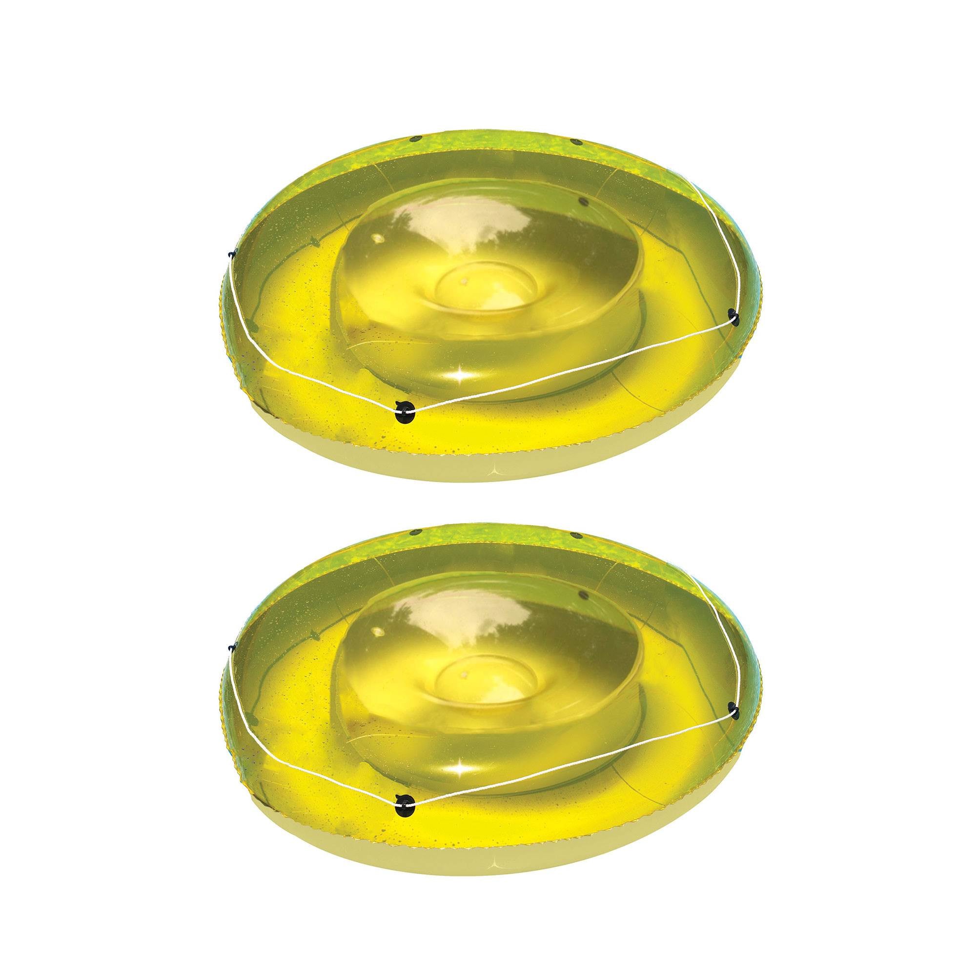 Swimline 72" Swimming Pool Sun Tan Lounger Island Float Inflatable (2 Pack)