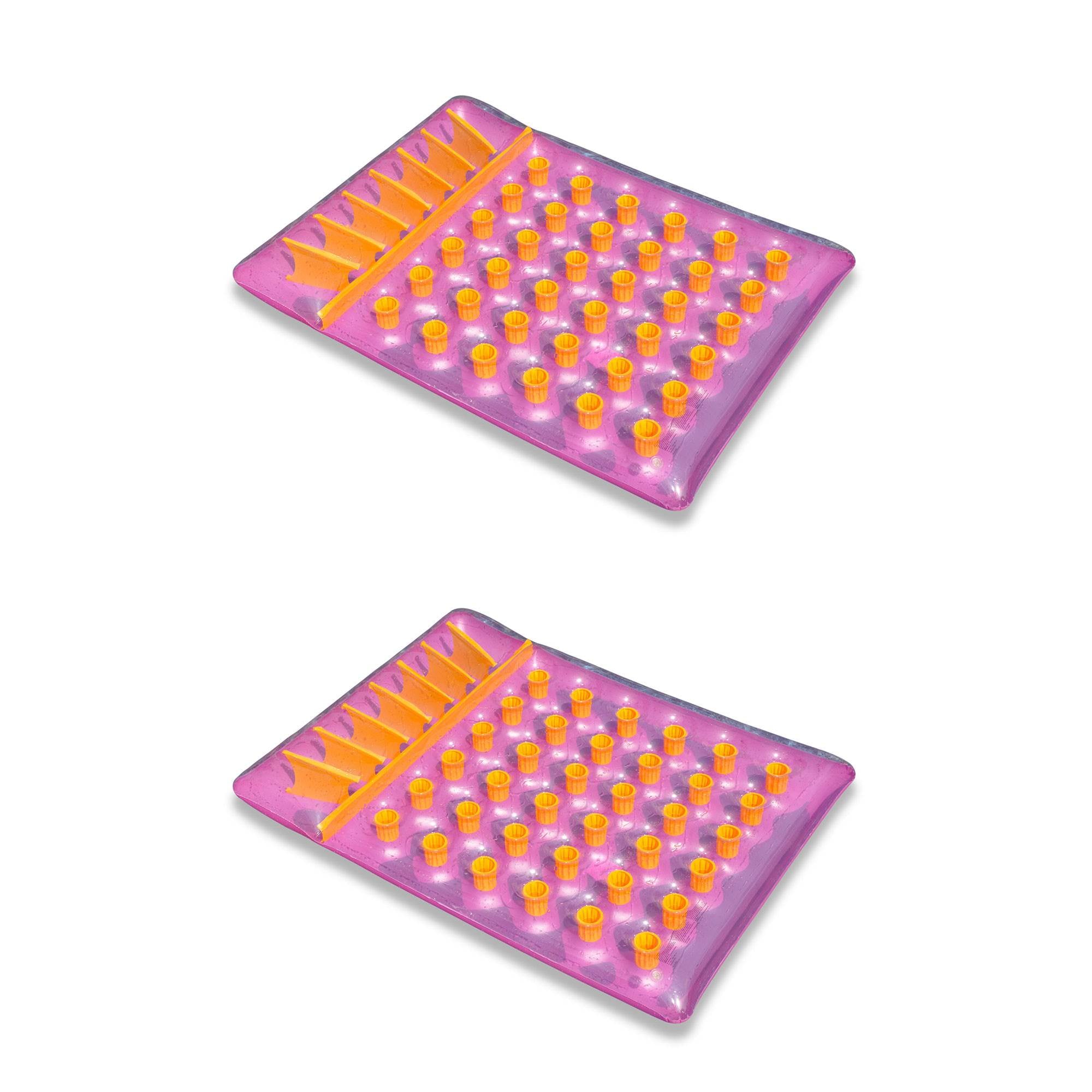 Swimline 2 People Inflatable Swimming Pool Floating Mattress Lounger (2 Pack)