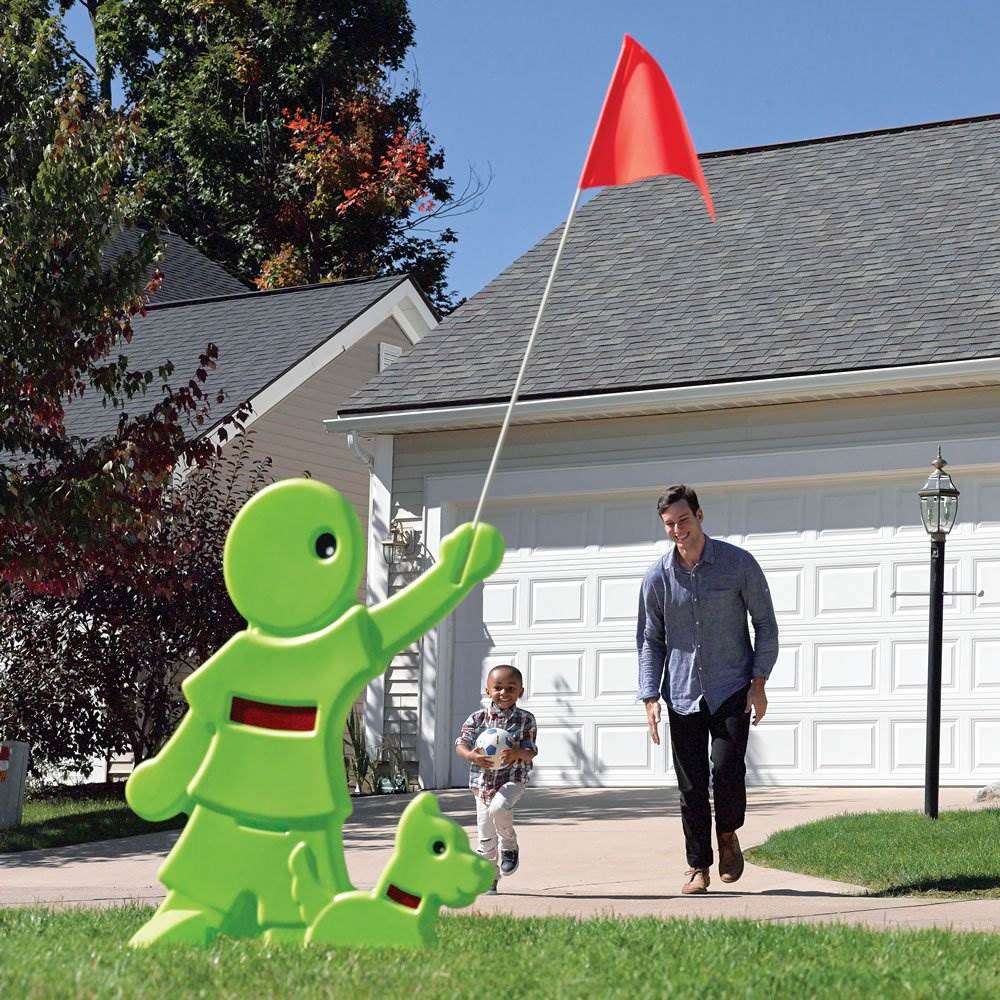 Step2 Kid Alert Visual Warning Signal Child Safety Sign, Neon Green (2 Pack)