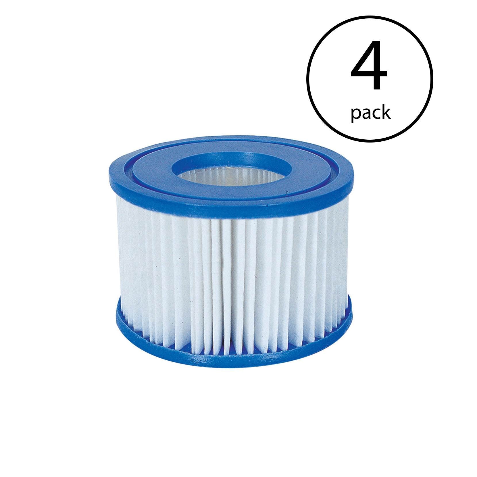 Bestway Spa Filter Pump Replacement Cartridge Type VI for SaluSpa (4 Pack) - VMInnovations