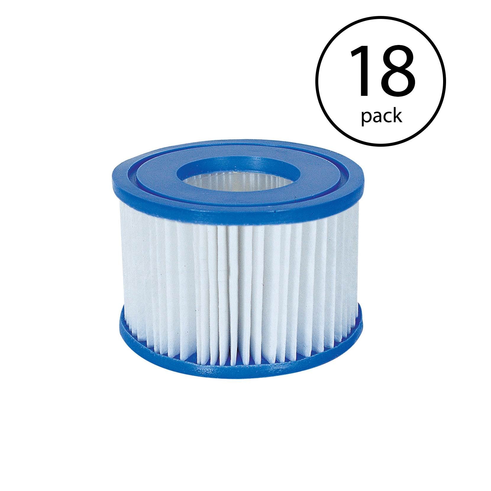 Bestway Spa Filter Pump Replacement Cartridge Type VI for SaluSpa (18 Pack) - VMInnovations