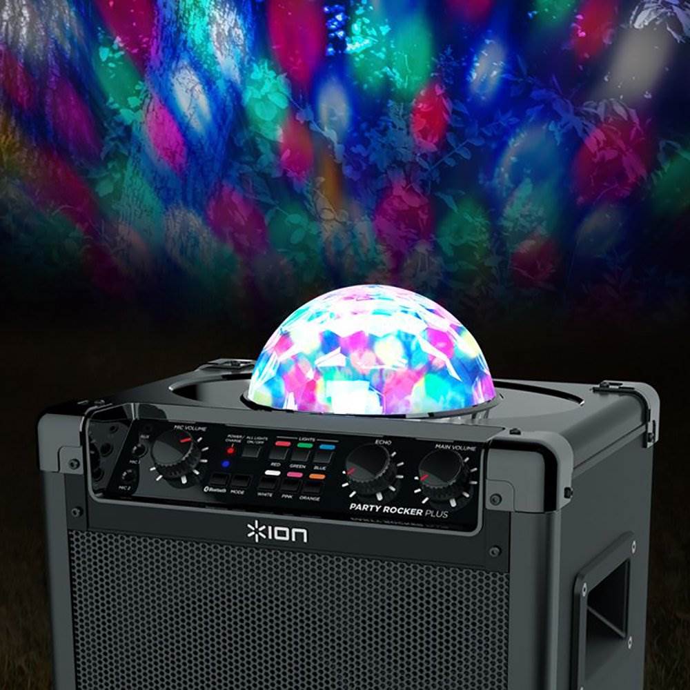 Ion Audio Party Rocker Plus Bluetooth Karaoke Speaker with Lights (Open Box)
