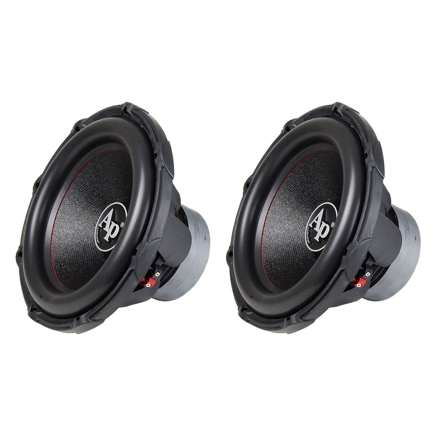 AudioPipe TXX-BD2-15 15" 1800W 4 Ohm DVC Car Audio High Power Subwoofer, Pair