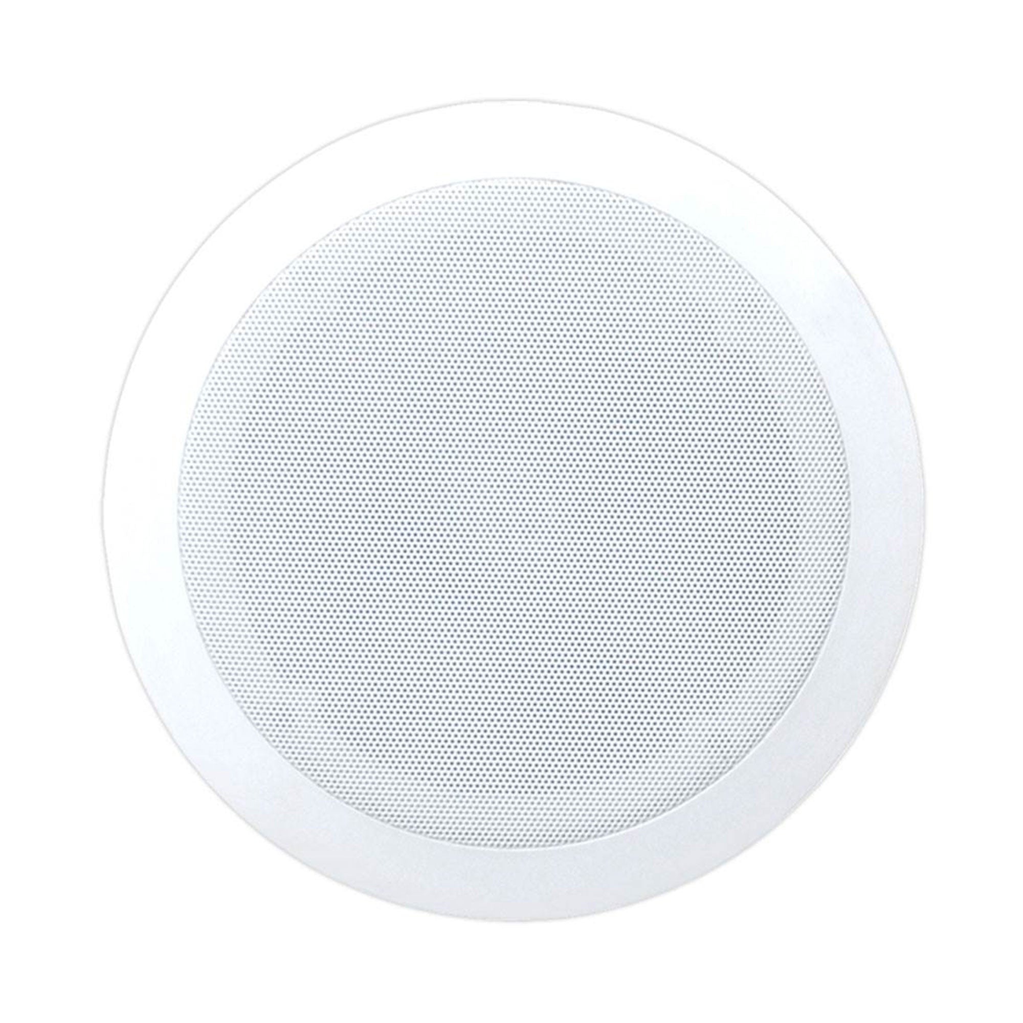 Pyle PDIC51RD 5.25 Inch Round White In Ceiling Wall Flush Speakers (6 Pack)
