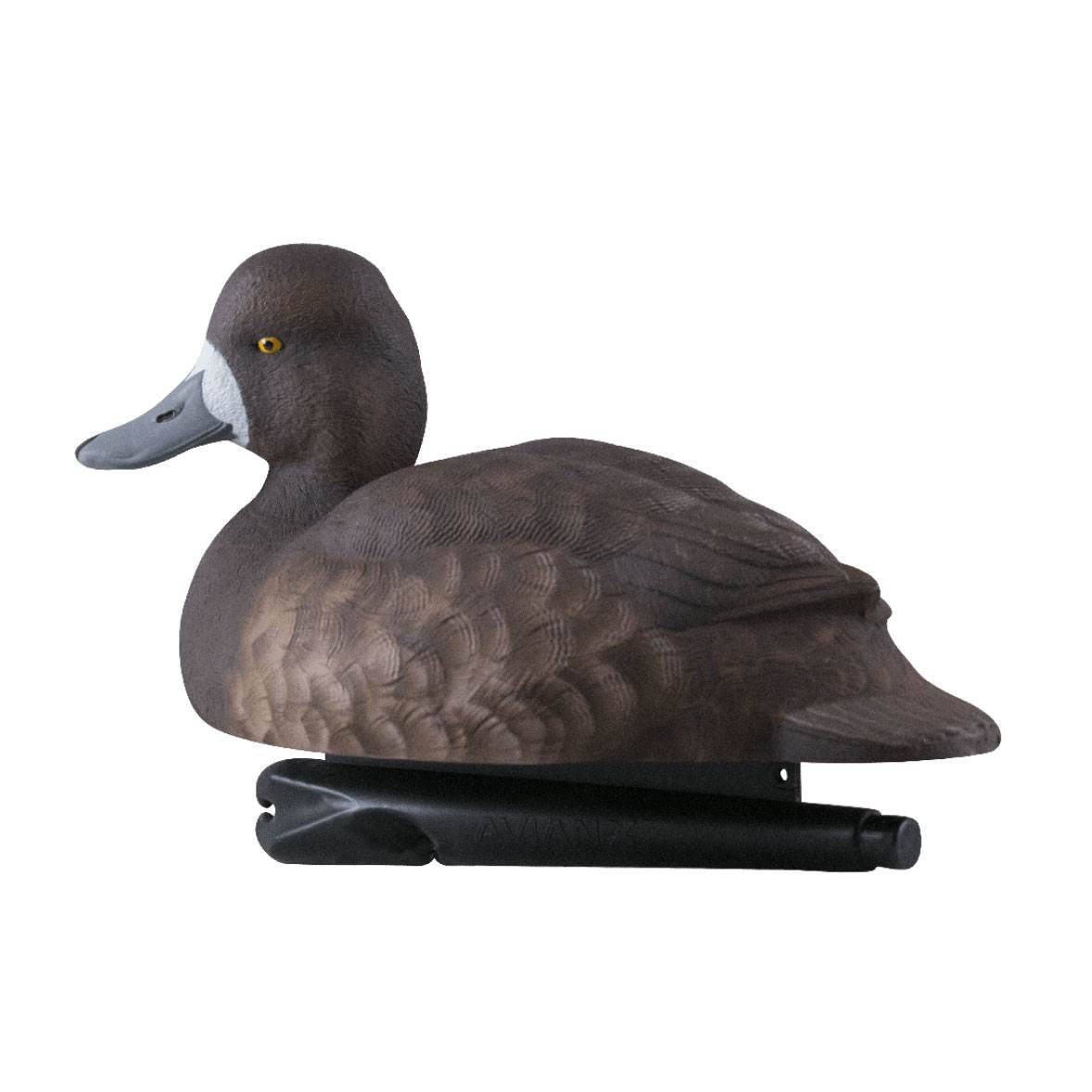Avian X Top Flight Blue Bill Duck Hunting Floater Decoys, Black & Brown (6 Pack)