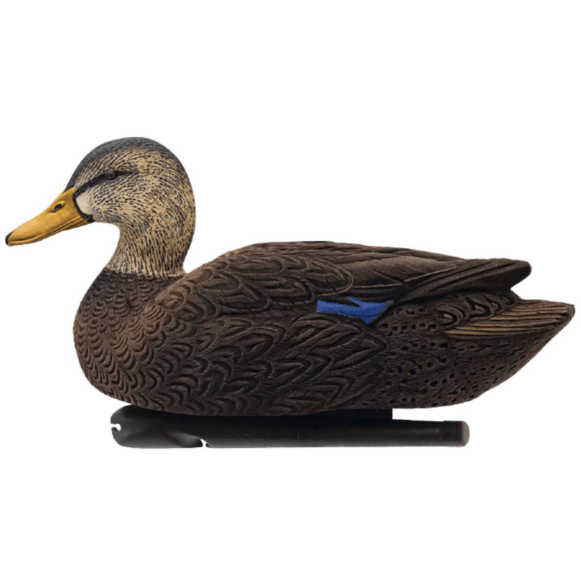 Avian-X Top Flight Black Ducks Hunting Decoys, Brown (6 Pack) (Used)