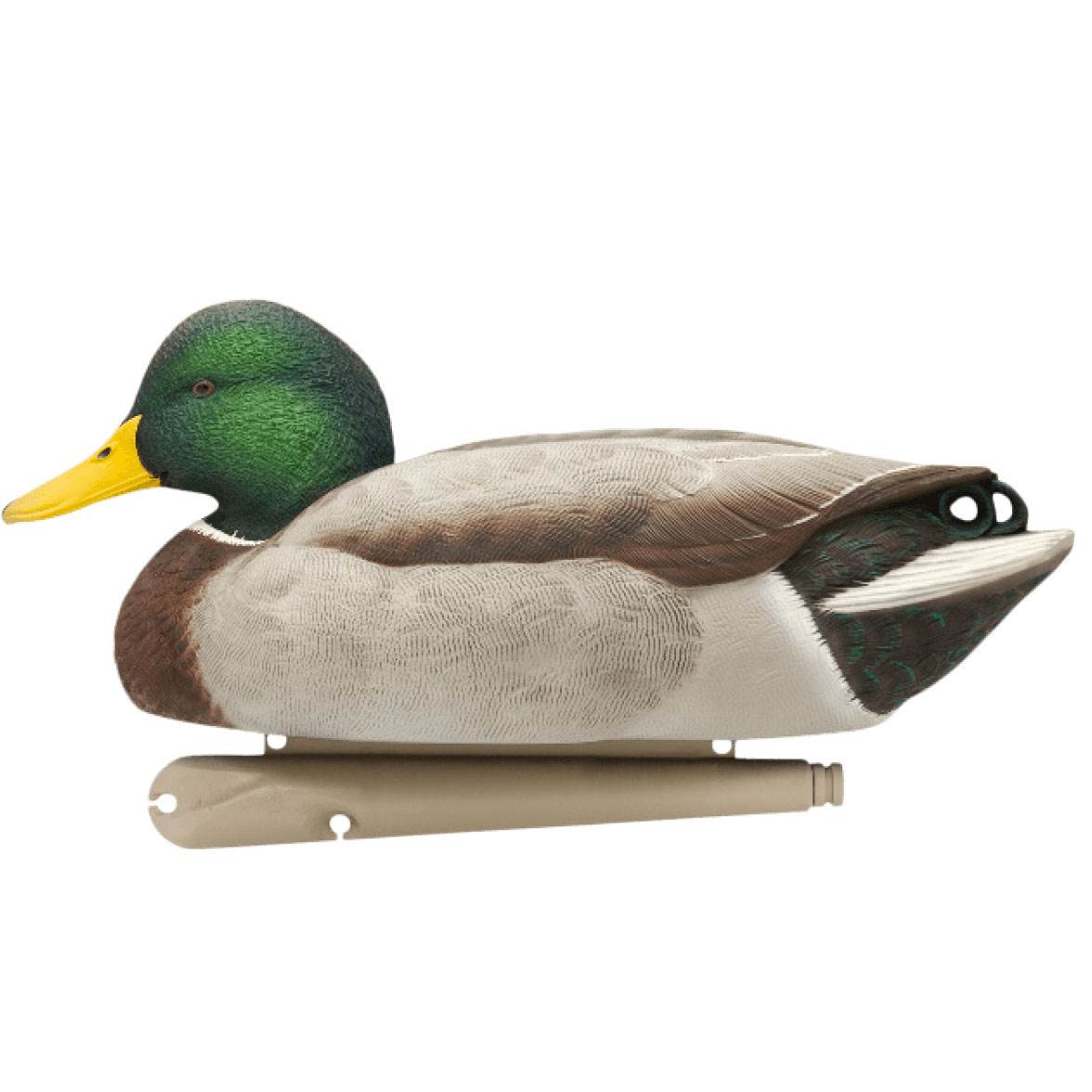 Avian-X Top Flight Open Water Mallards Hunting Floater Decoys, Brown (6 Pack)