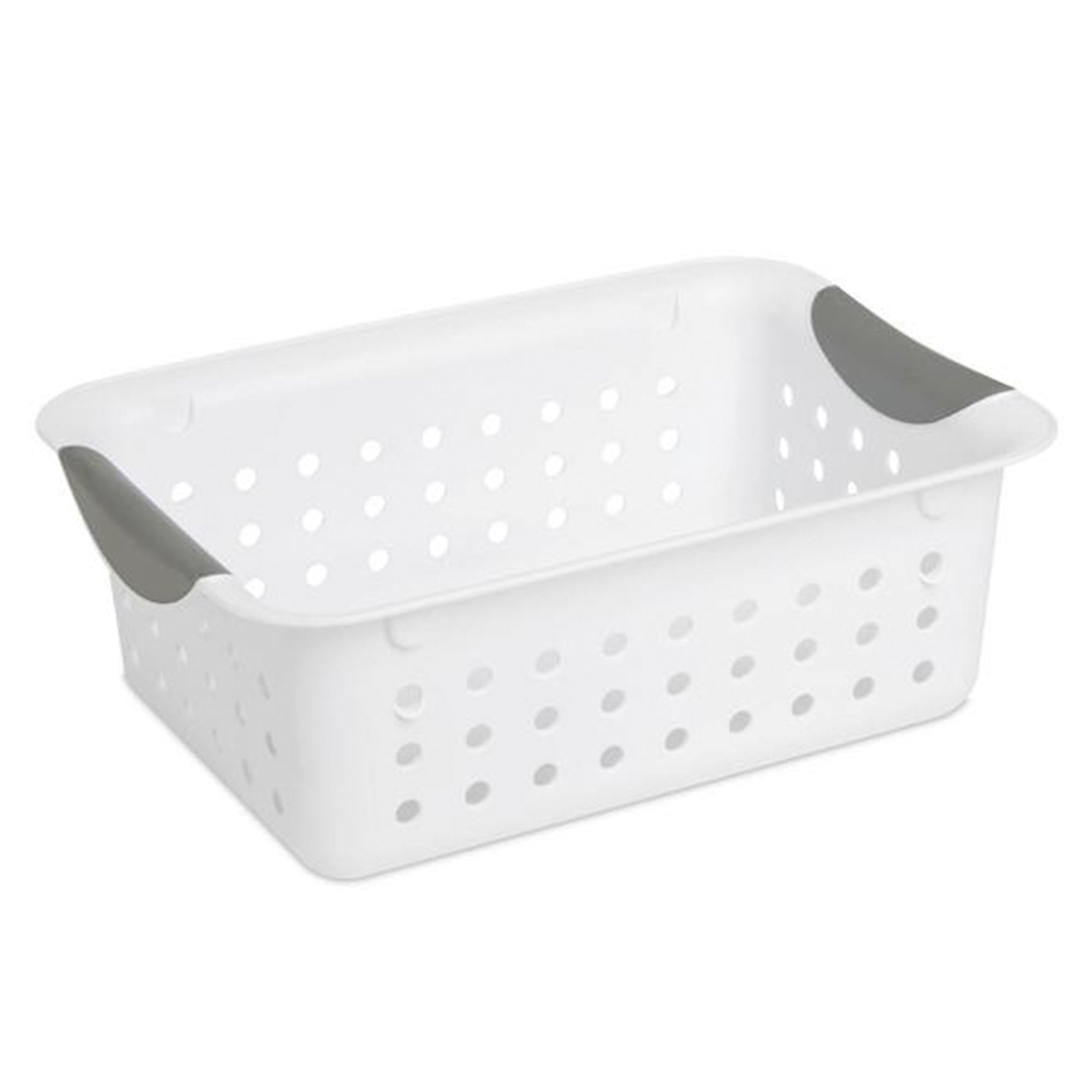 Sterilite Medium & Small Ultra Plastic Storage Bin Organizer Basket (12 Pack) - VMInnovations