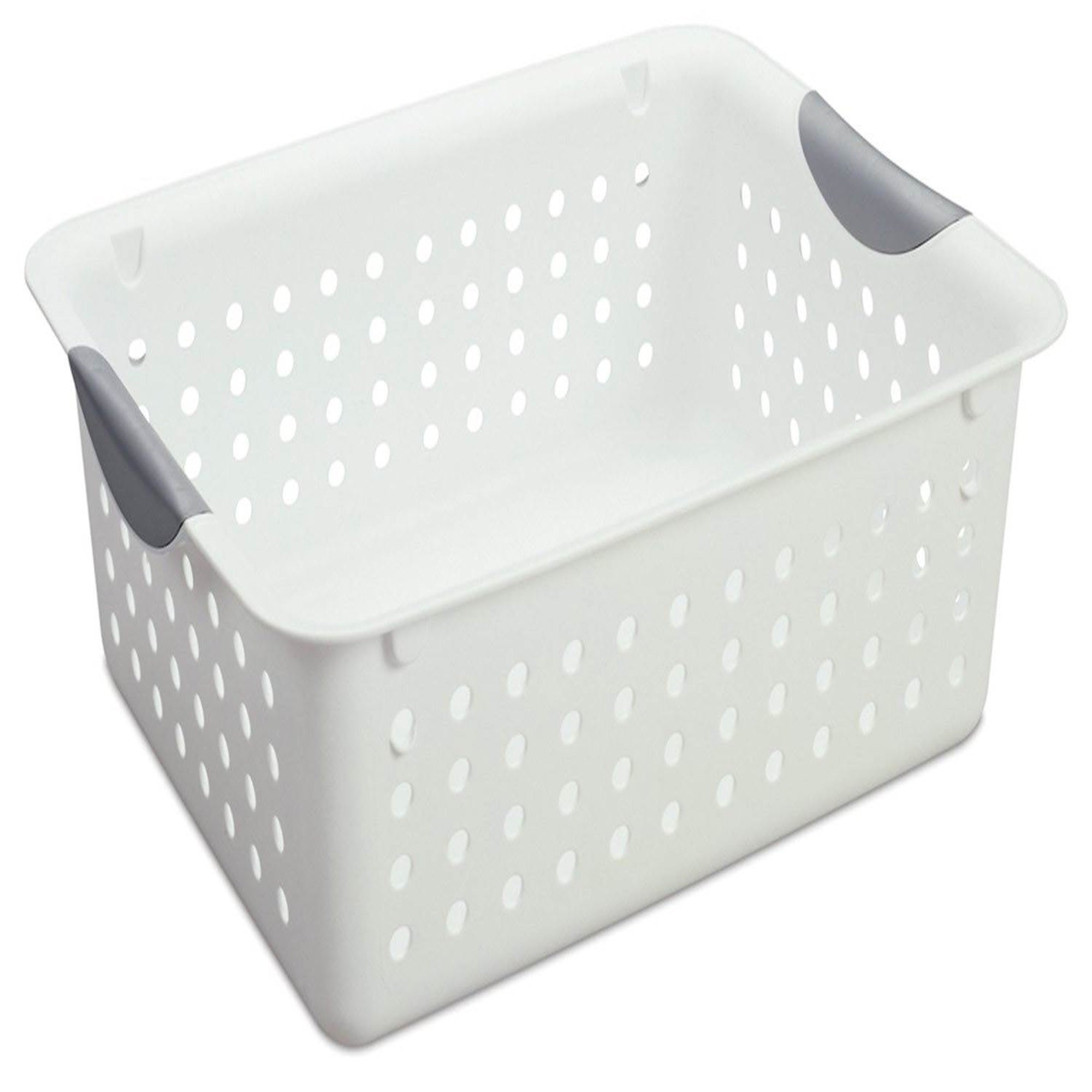 Sterilite Large Ultra Storage Basket (6 Pack) + Medium (6 Pack) + Small (Dozen) - VMInnovations