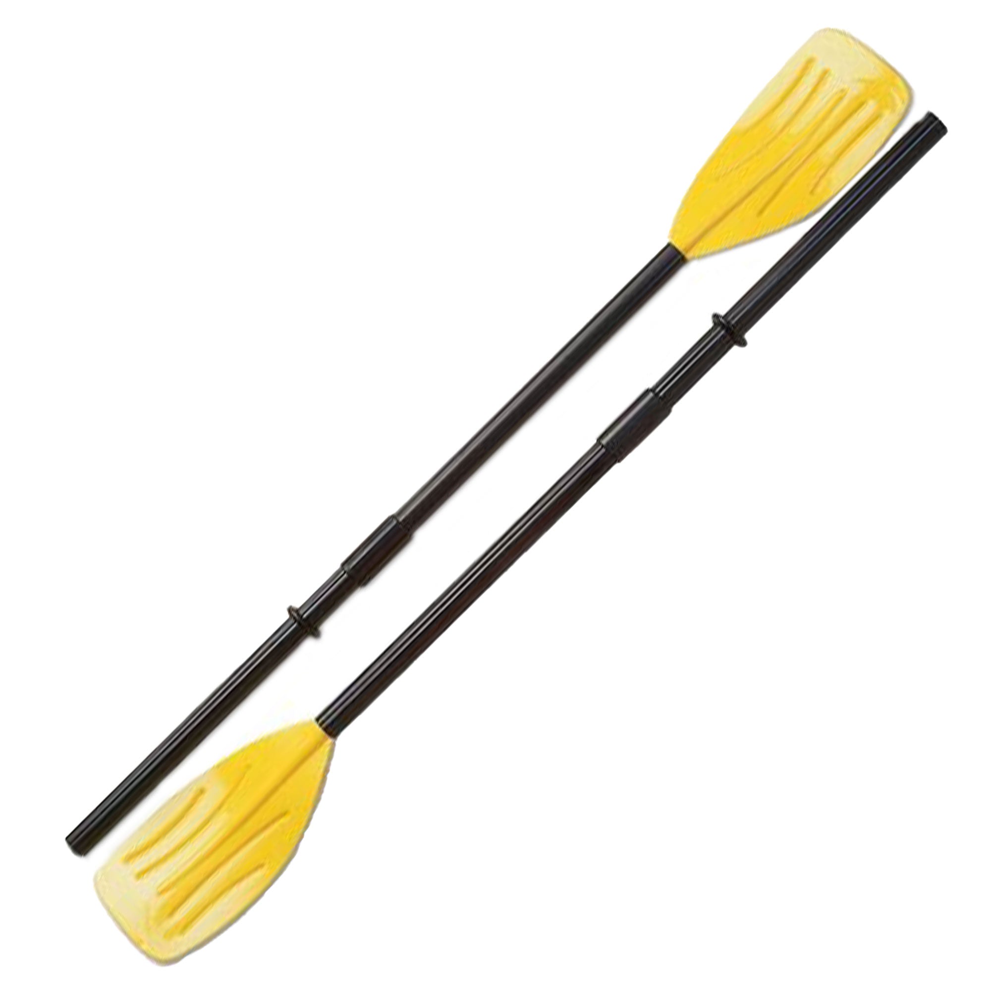 Intex Set of 48" Paddles Plastic Ribbed French Oars for Inflatable Boat (4 Pack) - VMInnovations