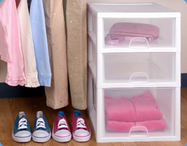 Sterilite 16 Qt Clear Stacking Storage Drawer Container (6 Pack) + 6 Qt (6 Pack) - VMInnovations
