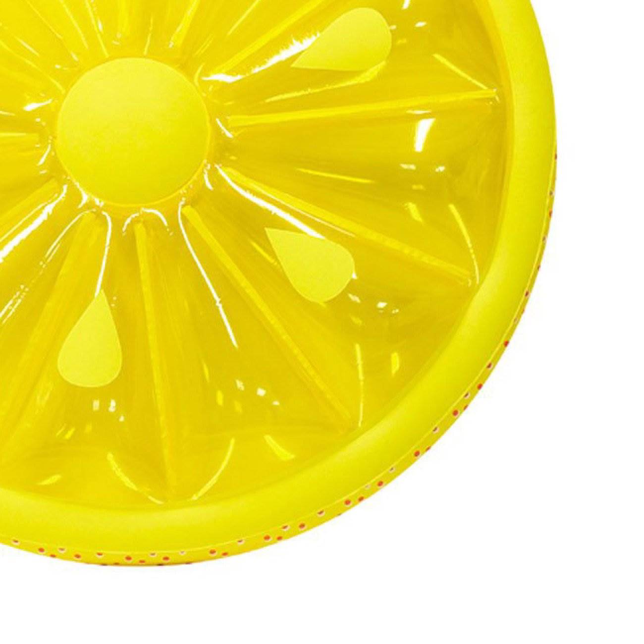 Swimline 60-Inch Inflatable Heavy-Duty Swimming Pool Lemon Slice Float (2 Pack)