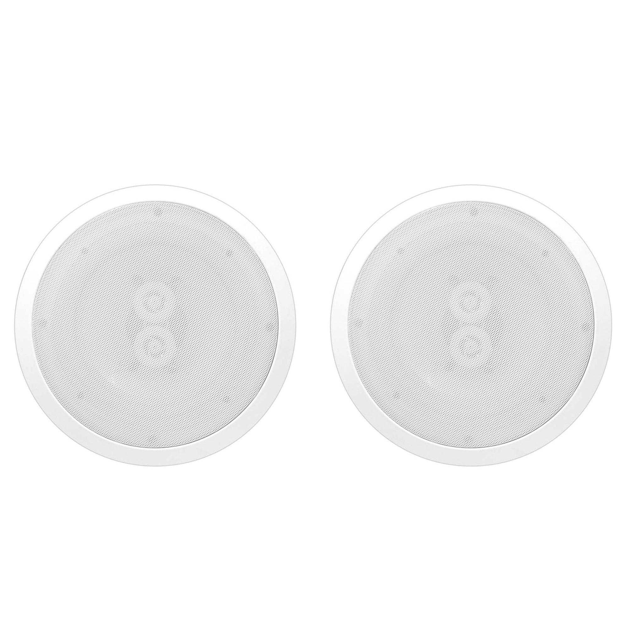 Pyle 6.5 Inch 300W Home Audio In-Ceiling or Outdoor Speaker Waterproof (2 Pack)
