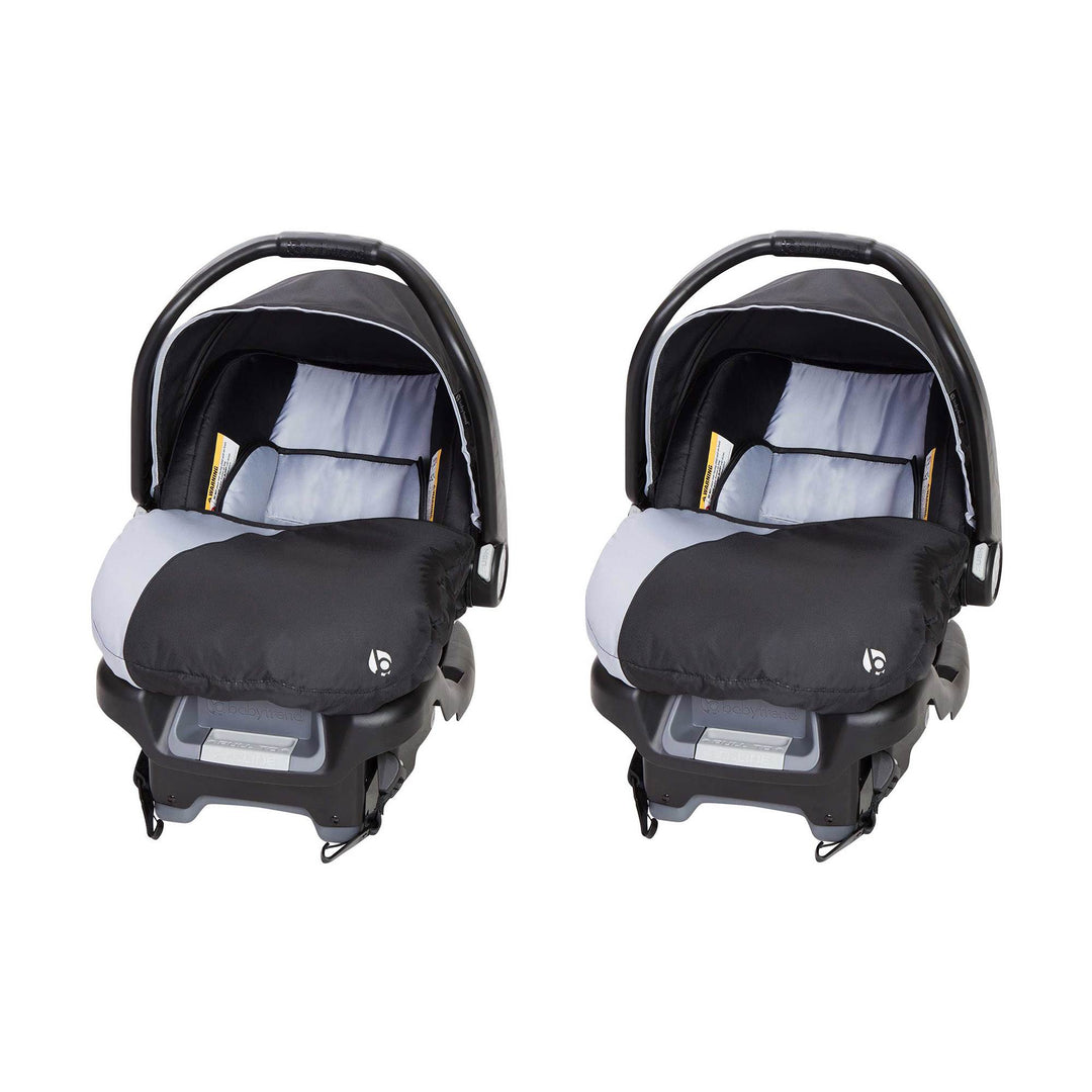 Baby Trend Ally Baby Infant Car Seat Travel System with Cover, 2-Pack, Stormy - VMInnovations
