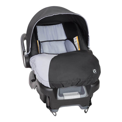 Baby Trend Ally Adjustable 35 Pound Infant Baby Car Seat w/Base, Stormy (2 Pack)
