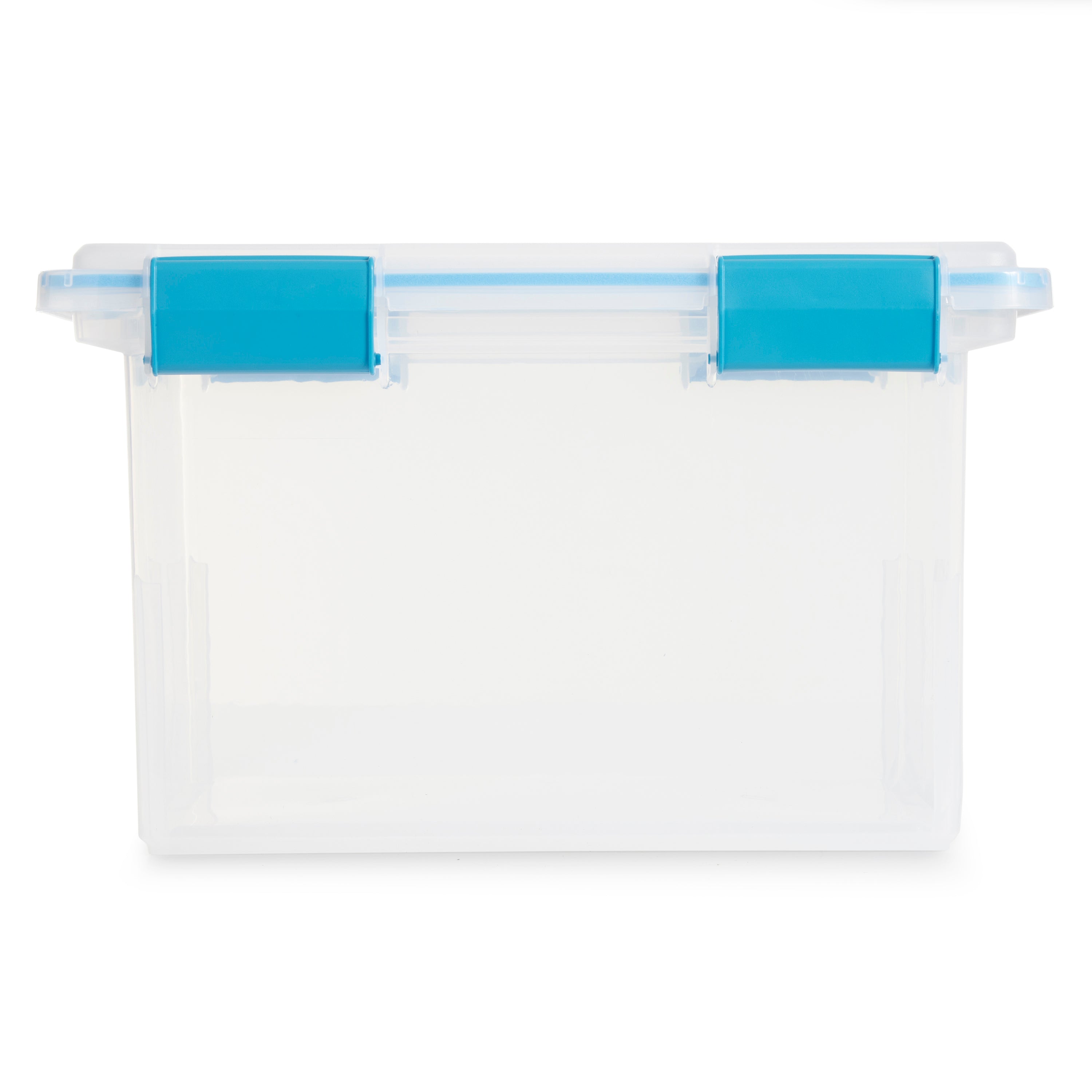 Sterilite 32 Quart Clear Stacking Storage Container with Gasket Lid, 24 Pack