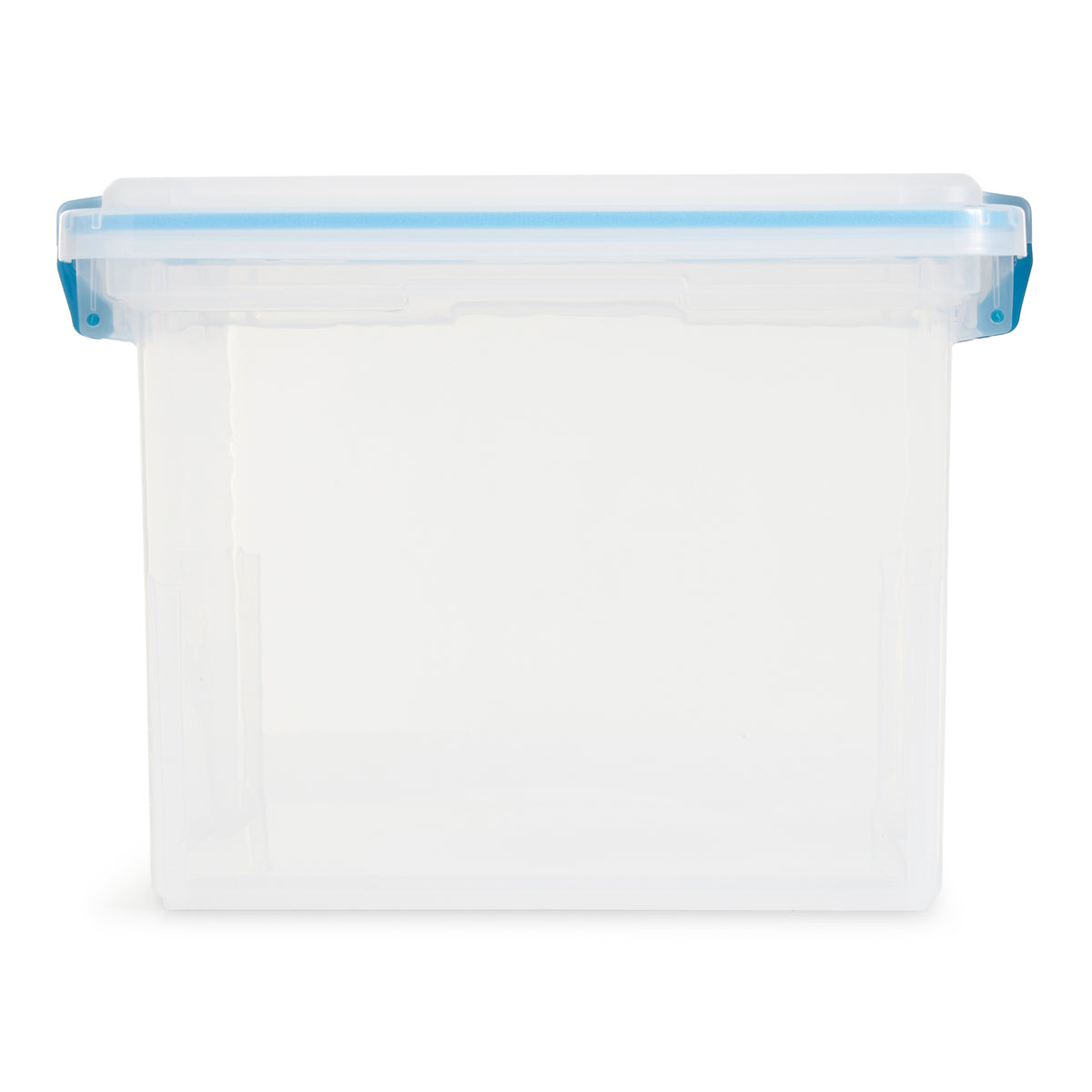 Sterilite 32 Quart Clear Stacking Storage Container with Gasket Lid, 24 Pack
