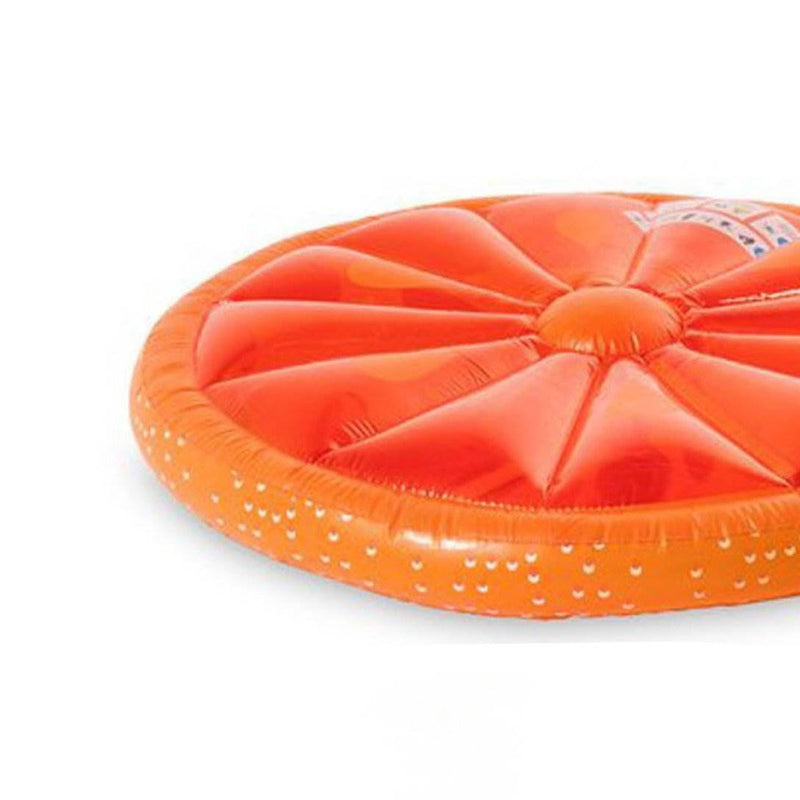 Swimline 60-Inch Inflatable Heavy-Duty Swimming Pool Orange Slice Float (2 Pack)