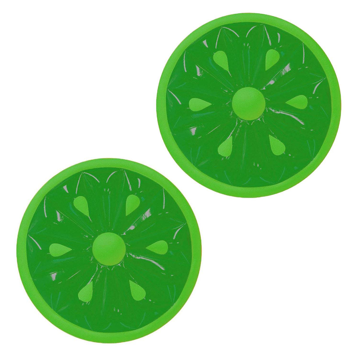 Swimline 60-Inch Inflatable Heavy-Duty Swimming Pool Lime Slice Float (2 Pack)