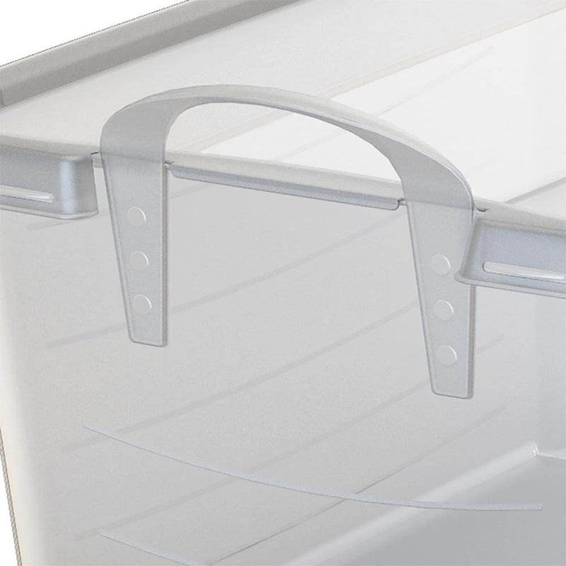 Life Story Clear Stackable Closet Organization & Storage Box, 55 Quart (8 Pack) - VMInnovations