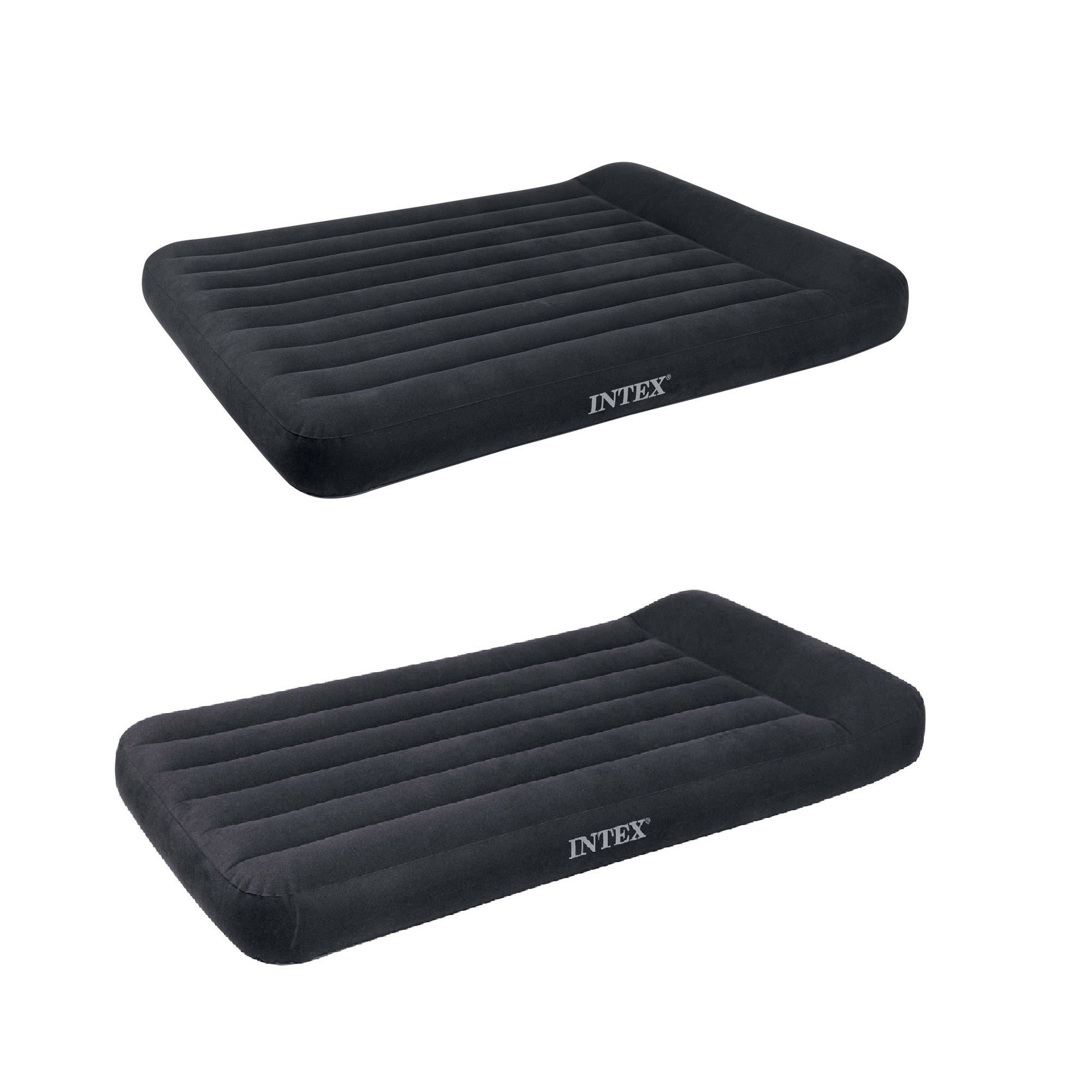 Intex Queen Airbed / Built-in Pump w/ Intex Twin Airbed w/ Built-in Pump