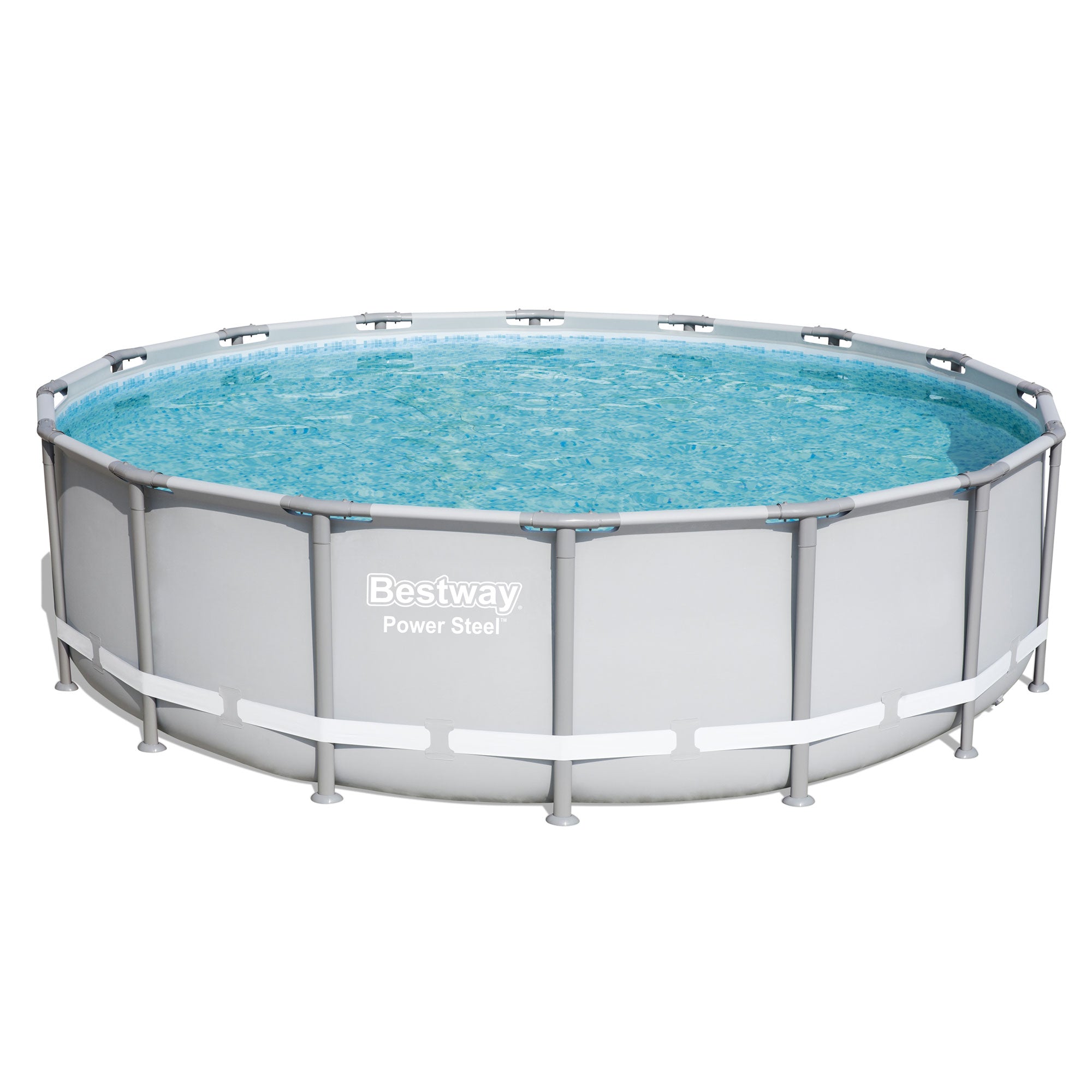 Bestway 16'x48" Power Steel Frame Above Ground Pool Set with Filter (Open Box)