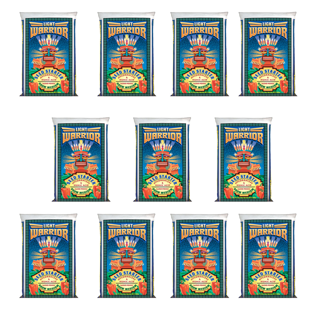 FoxFarm Light Warrior Soilless Germinator Mix, 1 Cu. Ft. (FL/MO/IN Only) 10 Pack