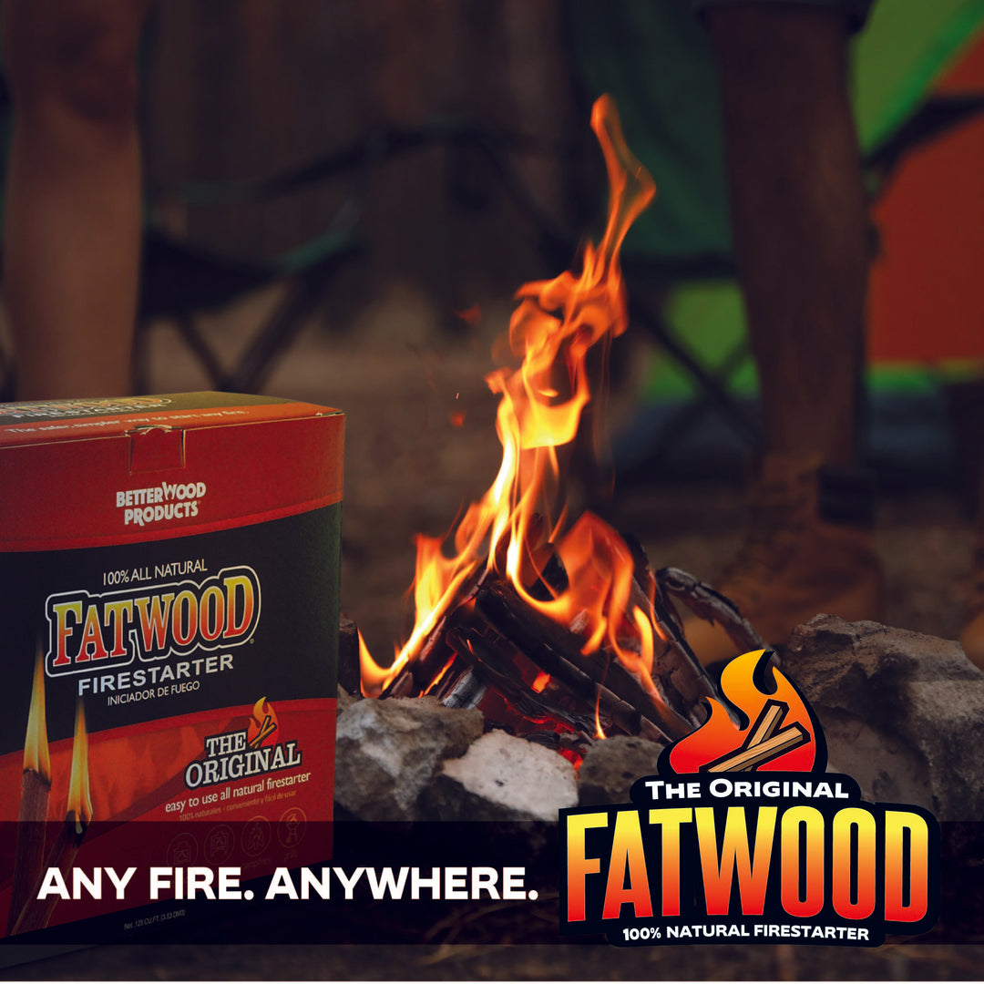 Betterwood Fatwood Firestarter, All Weather Natural Pine Fire Sticks, 10 Pounds - VMInnovations