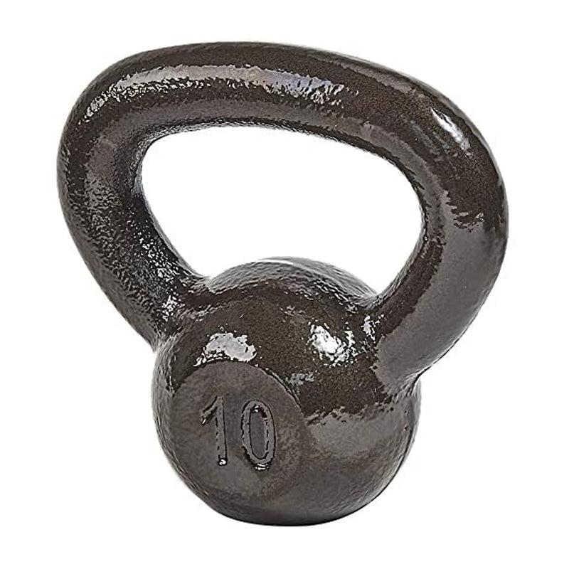 Everyday Essentials 10 Lb Full Body Exercise Strength Training Kettlebell Weight
