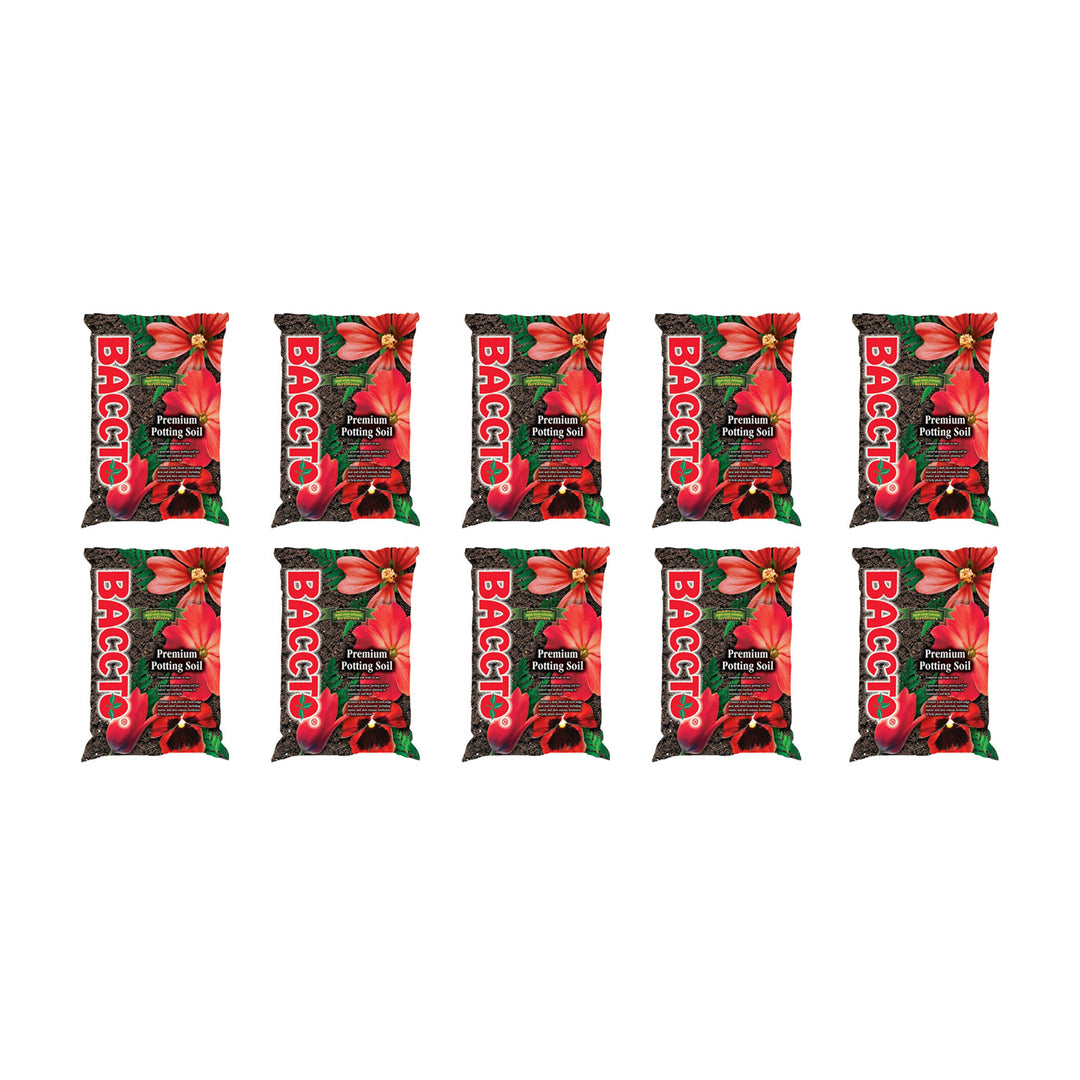 Michigan Peat Baccto All Purpose Potting Soil with Perlite, 25lbs (10 Pack)
