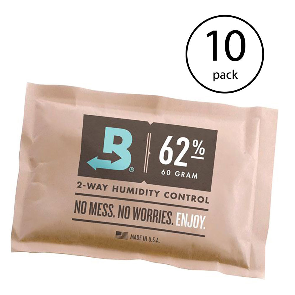Boveda 67g Humidity Control Pack, 62% RH 2-Way Herbal Preservative (10 Pack) - VMInnovations