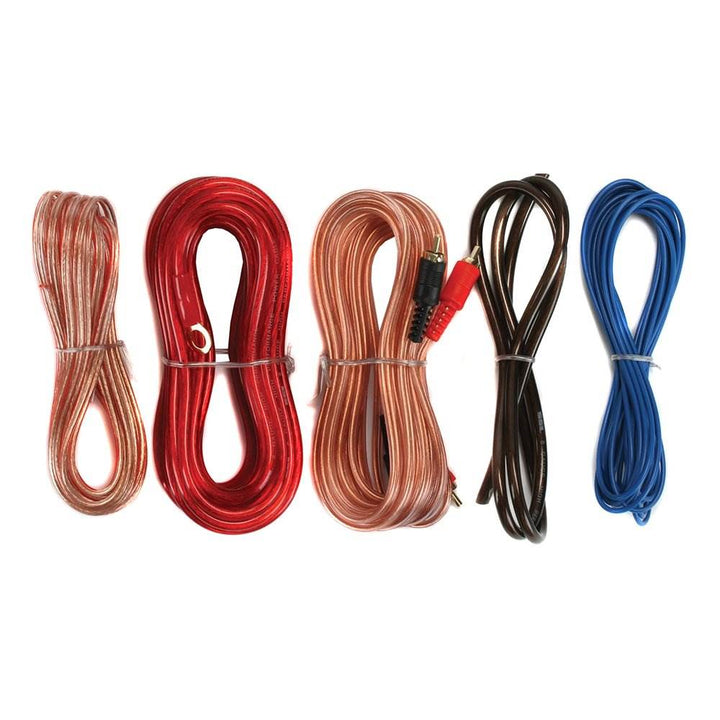 Crunch PX-1000.2 2 Channel 1000W Car Stereo Amplifier + Amp Wiring Kit (2 Pack) - VMInnovations